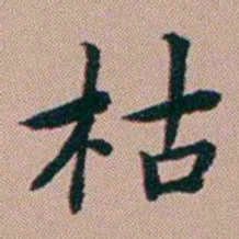张锦芳枯书法图片