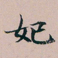 杨文炳妃书法图片