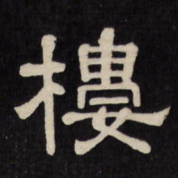 楼书法图片