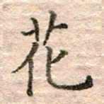 张晓华花书法图片