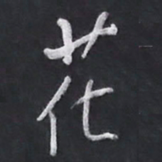 陈立雄花书法图片