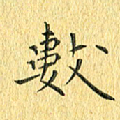 徐家来数书法图片