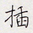 张斌插书法图片
