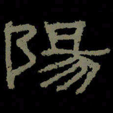 阳书法图片