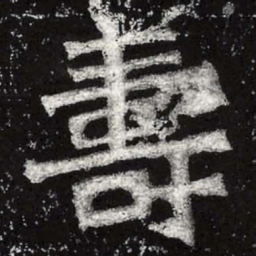 魏碑寿书法图片