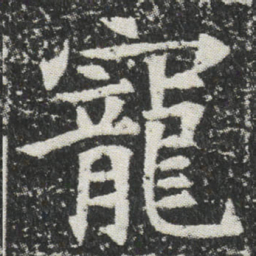 寵书法图片