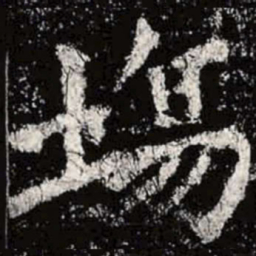 魏碑场书法图片