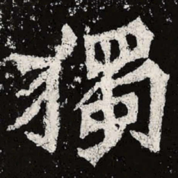 魏碑独书法图片