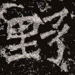 魏碑野书法图片