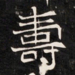 壽书法图片
