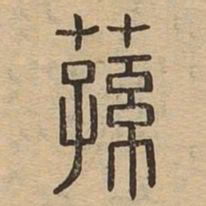 荪书法图片
