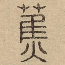 蕉书法图片