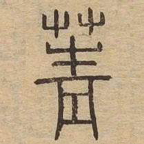 菁书法图片