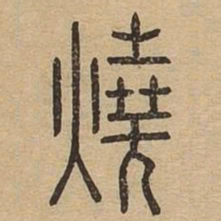 烧书法图片