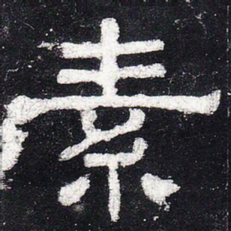 素书法图片
