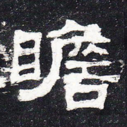 瞻书法图片