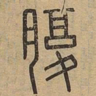 腹书法图片