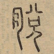脱书法图片