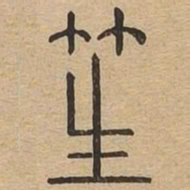 笙书法图片
