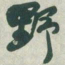 赵之谦野书法图片