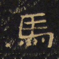 王铎马书法图片