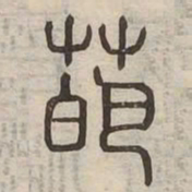 葩书法图片