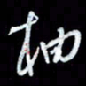 秦剑柚书法图片