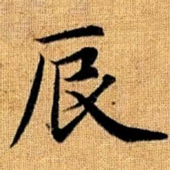 赵孟頫辰书法图片