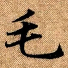 赵孟頫毛书法图片
