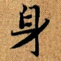 赵孟頫身书法图片