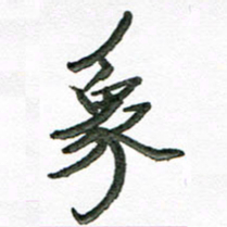 张毅君象书法图片