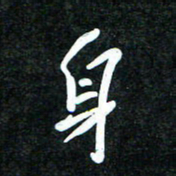 花爱军身书法图片