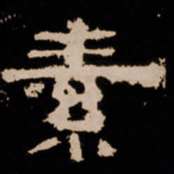 素书法图片
