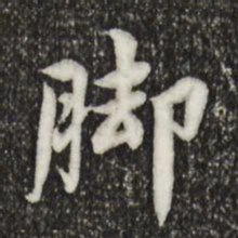 林存瑞脚书法图片