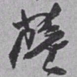 赵之谦薩书法图片