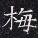 梅书法图片