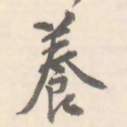 养书法图片