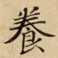 養书法图片