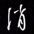 金海东消书法图片