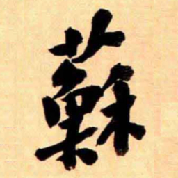 翁同和蘇书法图片