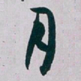 白蕉月书法图片