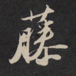苏轼藤书法图片