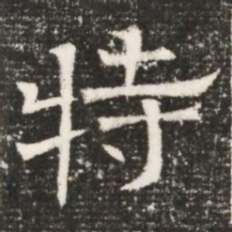 特书法图片
