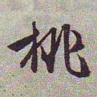 文征明桃书法图片