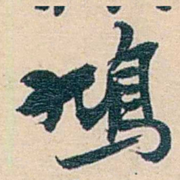 郑文焯鳩书法图片