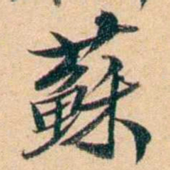 屠倬蘇书法图片