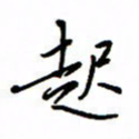 何丹莉起书法图片