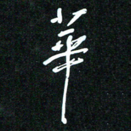 花爱军华书法图片