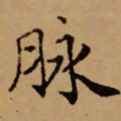 赵孟頫脉书法图片