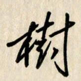 刘传培树书法图片